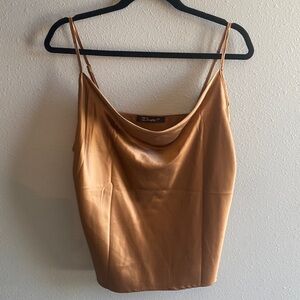 Bronze silk cami. Never worn.